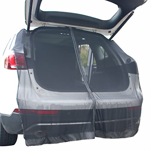 Car Camping Tailgate Mesh Screen for SUV, Van, 67''x59'' - Product Imagery