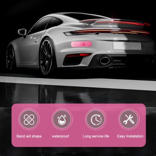 4PCS Car Band Aid Sticker, Funny Auto Body Decals for Cover Dent - Product Imagery
