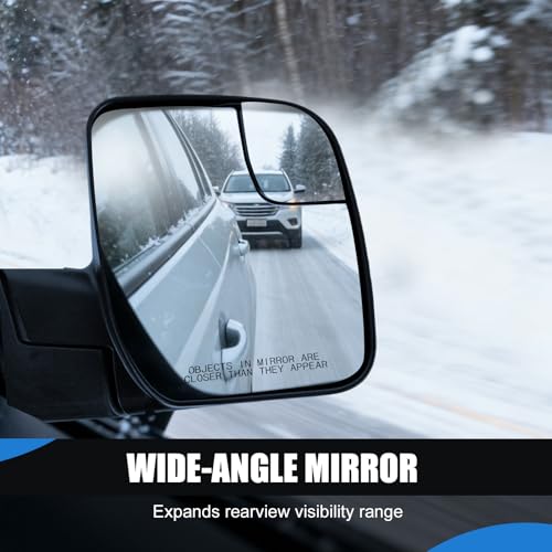 Passenger Side Mirror Glass with Backing Plate Compatible with - Product Imagery