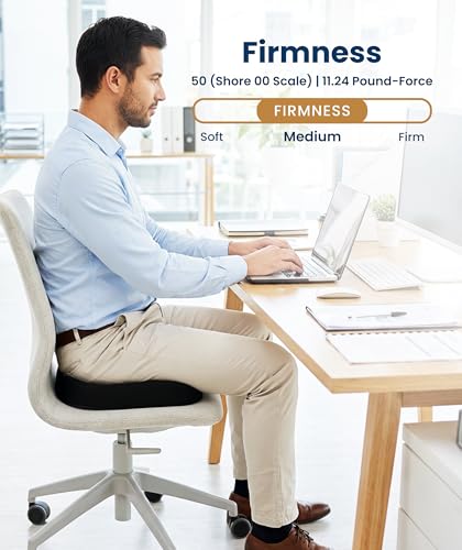 Everlasting Comfort Doctor Recommended Memory Foam Seat Cushion - Product Imagery
