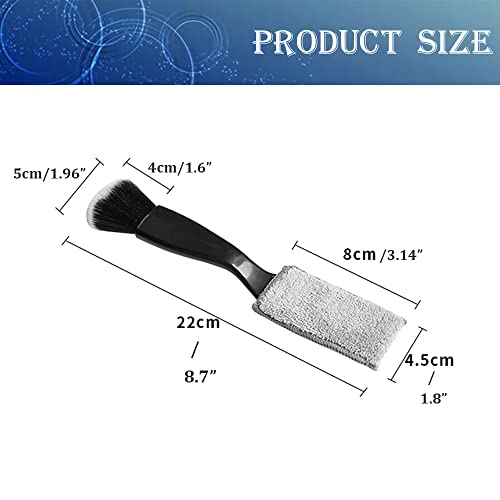 Double Head Brush for Car Clean 1Pack,Car Brushes for Detailing - Product Imagery