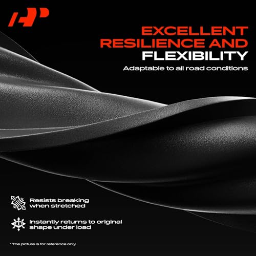 A-Premium Mud Flaps Compatible with Honda Civic 2006-2011 Sedan - Product Imagery