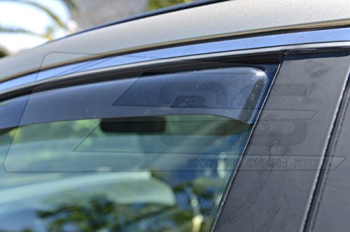 for 2007-2011 Honda CR-V CRV | EOS Visors in-Channel Style JDM - Product Imagery