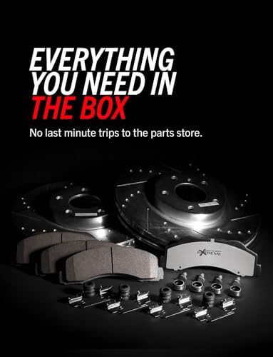 PowerStop Z36 Truck & Tow Brake Pad & Rotor Kit Front K2069-36 - Product Imagery