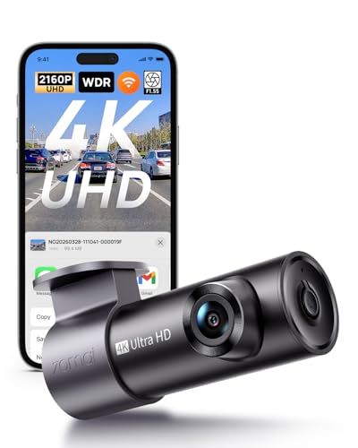 70mai M310 Plus 4K Dash Cam Front with Night Vision, 140° Wide - Product Imagery