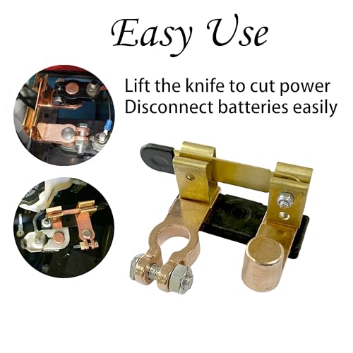 2 Pack Top Post Knife Blade Master Switch, 12V 24V Knife Blade - Product Imagery