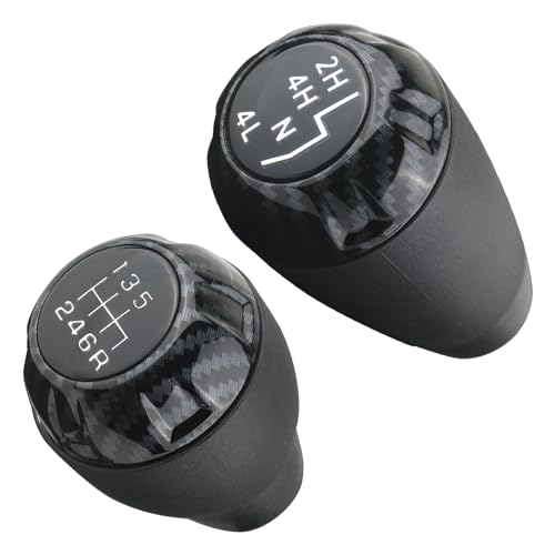 APPERFiT Shift Shifter Knob Set (Carbon Fiber) for Manual - Product Imagery