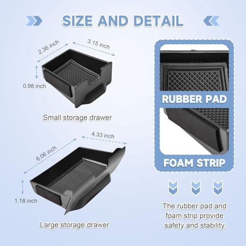 4Runner Cubby Drawer for Toyota 4Runner 2014-2023 2024 Center - Product Imagery