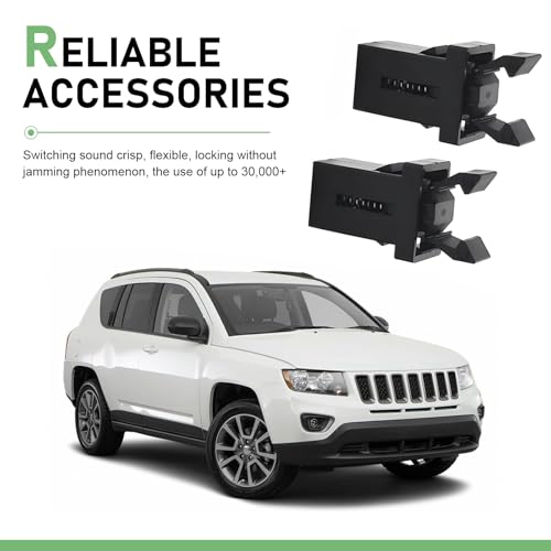 2 PCS Car Sunglasses Holder Catch Latch, Trash Can Lock - Product Imagery