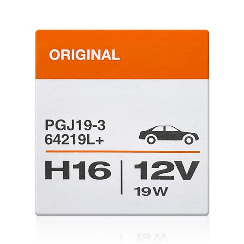 H16 Original Standard Halogen Headlight Bulb 64219L+ - Product Imagery