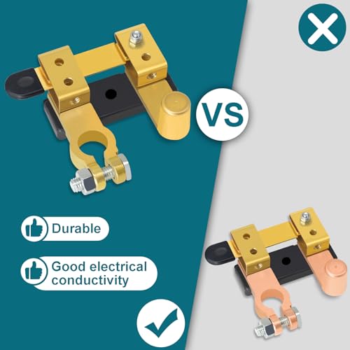 Battery Disconnect Switch, Battery Cut Off Shut Off Kill Switch - Product Imagery