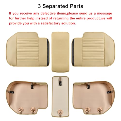 Back Seat Covers, Rear Seat Cushions, Auto Bench Protector with - Product Imagery