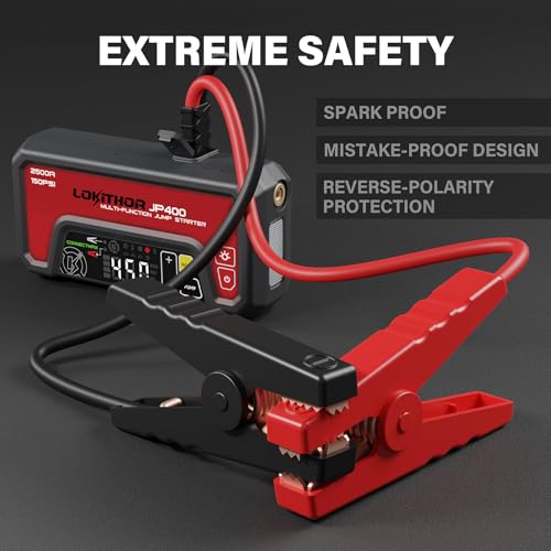 LOKITHOR JP400 Jump Starter with Air Compressor for 8.5L - Product Imagery