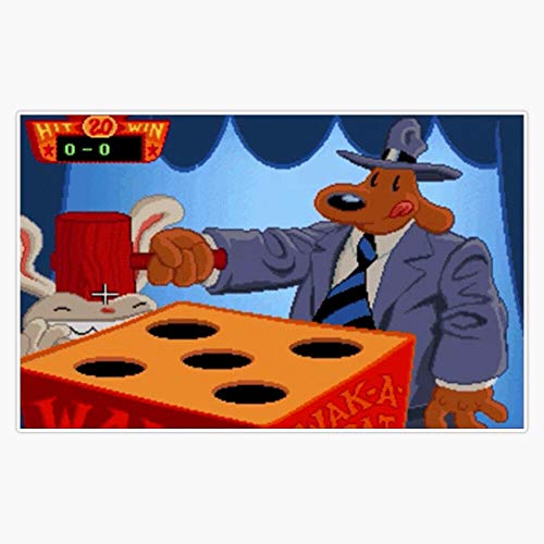 Sam & Max #07 Waterproof Vinyl Window Bumper Sticker Decal 5" - Product Imagery