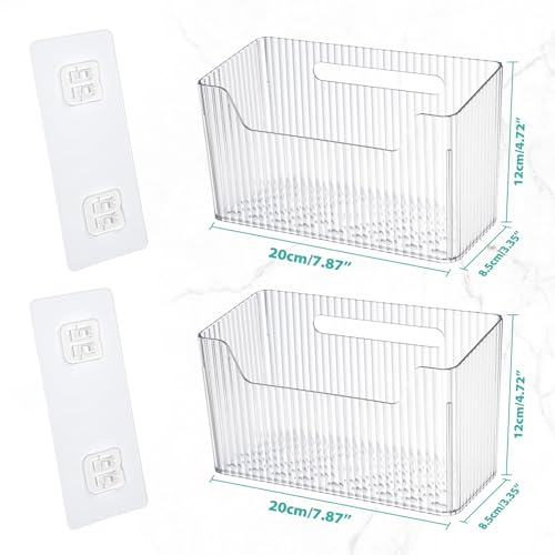 Sinnsally 2 Pack Cabinet Door Organizer,Self Adhesive Lid - Product Imagery