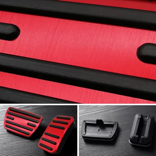 NYZAUTO Anti-Slip Performance Foot Pedal Pads kit Compatible - Product Imagery