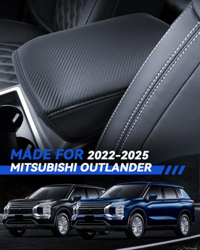 Armrest Cover for 2022-2025 Mitsubishi Outlander(SE/Black - Product Imagery