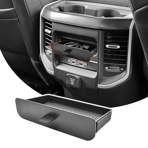 Rear Seat Storage Tray for 2019-2026 Dodge Ram 1500 2500 3500 - Product Imagery
