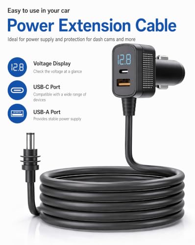 Starlink Mini Car Charger DC Power Cable Adapter 12V 24V - Product Imagery