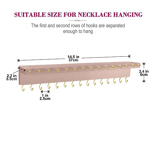 YYILIS Necklace Holder, Upgraded Extra Large Wall Necklace - Product Imagery