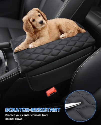 INTGET Car Center Console Armrest Cover for Nissan Rogue - Product Imagery
