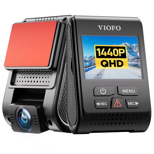 VIOFO A119 V3 Dash Cam, 2K Front Recording, GPS, True HDR Car - Product Imagery