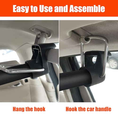 Car Clothes Hanger Bar, 30-63 Inches Expandable Heavy Duty Car - Product Imagery
