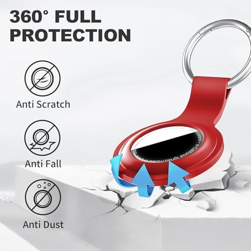 Linsaner Case for AirTag 2nd Gen (2026) & 1st Gen, 2 Pack, - Product Imagery