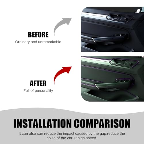 Car Interior Trim Strips, 33ft Car Electroplating Decoration - Product Imagery