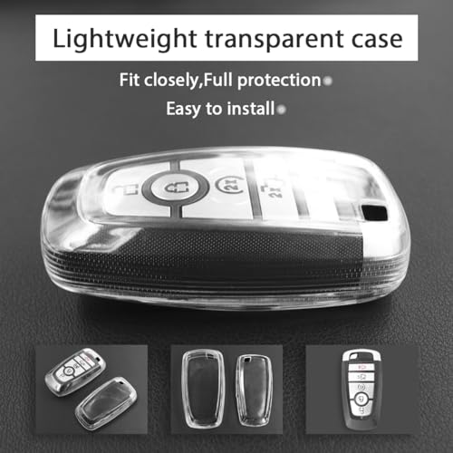 Key Case Fob Cover Compatible For Ford F150 F250 F350 Edge - Product Imagery