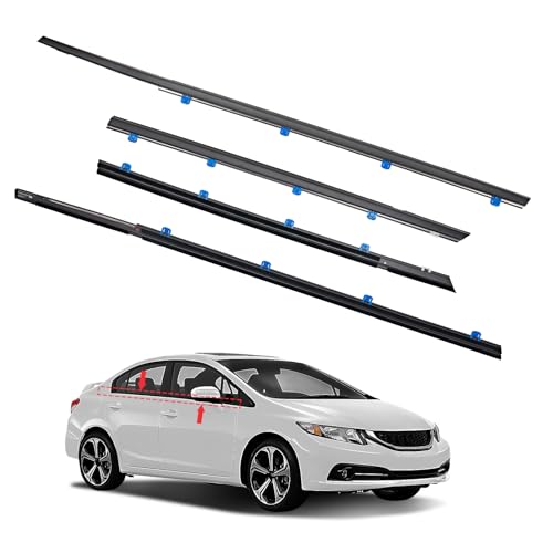 Window Molding Trim for 2012-2015 Honda Civic 4-Door Sedan - Product Imagery