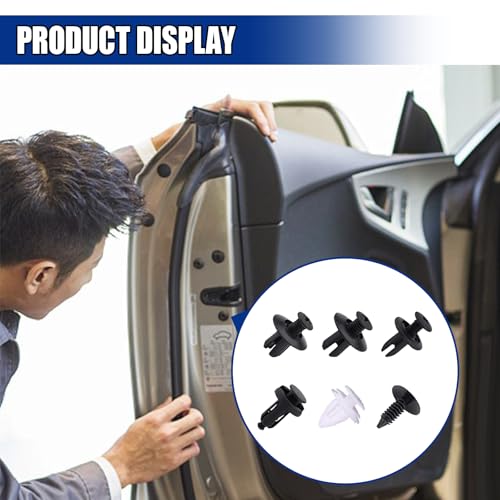 100PCS Car Bumper Retainer Clips - Product Imagery