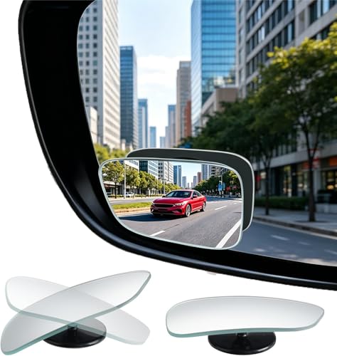 JOYTUTUS Blind Spot Mirror 2 Pack HD Frameless Convex Glass for - Product Imagery