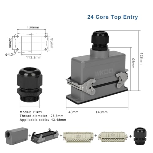1pc Heavy Duty Waterproof Connector Tool-Free Wiring -for - Product Imagery