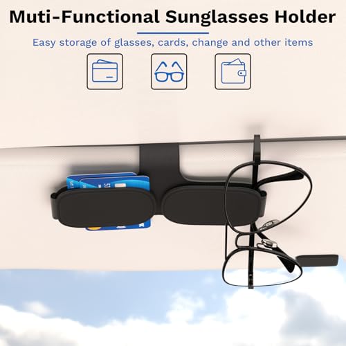 BFXM Sunglass Holder for Car Double Clip, Car Accessories - Product Imagery