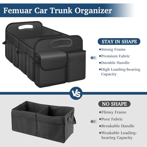 Femuar Car Trunk Organizer-Collapsible Car Storage for - Product Imagery