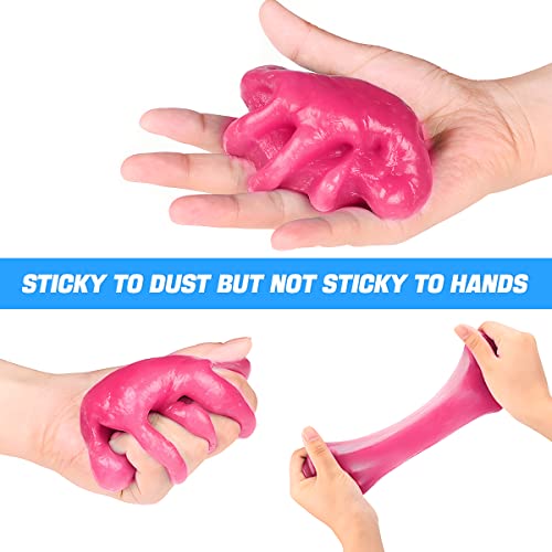 Moly Magnolia Car Cleaning Gel for Vents and Keyboards, Pink - Product Imagery