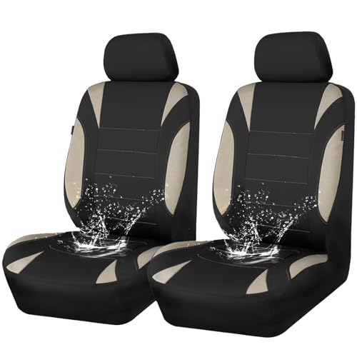 CAR PASS Neoprene EVA Waterproof car seat Covers Front Seats - Product Imagery