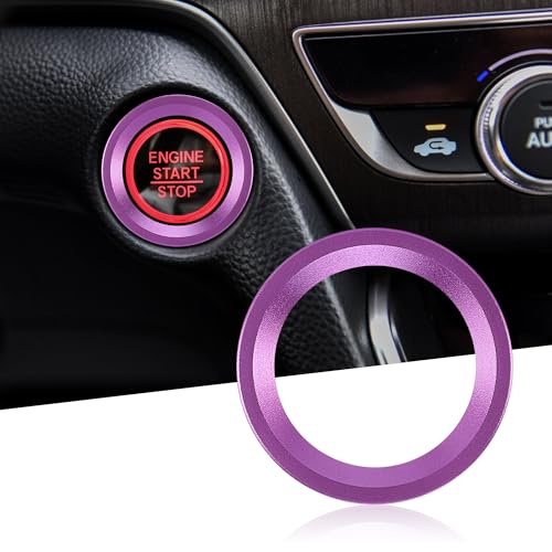 TOMALL Aluminum Engine Start Stop Push Button Cover Trim - Product Imagery