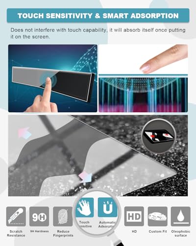 CDEFG 3Pcs for 2026 Hyundai Tucson Screen Protector Tempered - Product Imagery
