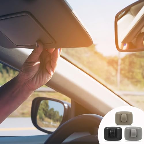 2PCS Audi Inner Sun Visor Clips, Upgraded Car Interior Sunscreen - Product Imagery