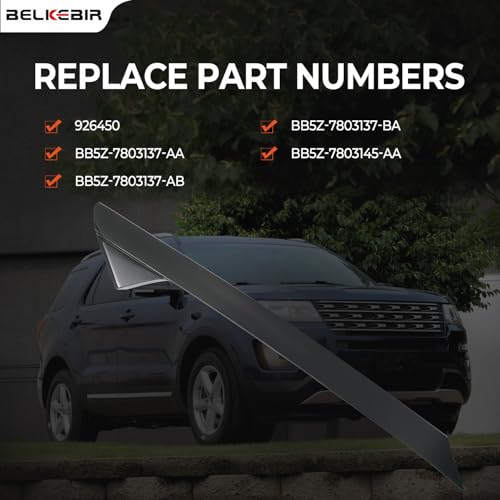A-Pillar Molding Trim Kit with Clips Compatible with 2011-2019 - Product Imagery