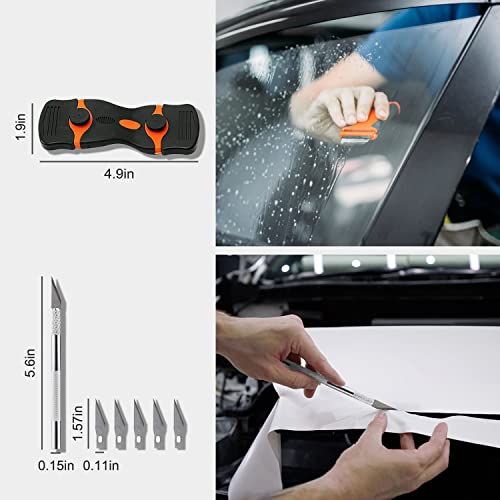9 Pcs Vehicle Car Window Tint Application Tools Kit Glass - Product Imagery