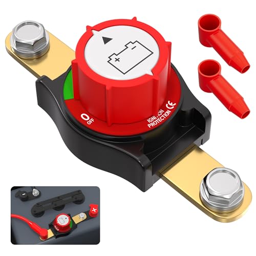 Joinfworld Side Post Battery Disconnect Switch 12V-48V 275A - Product Imagery