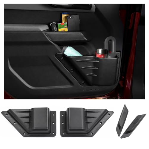 Mabett Front Door Organizer Set for 2021-2026 Ford Bronco - Product Imagery