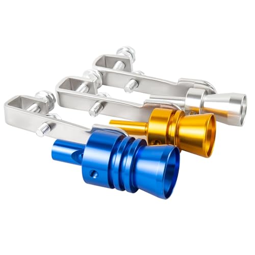 Ponpon 3Pcs Car Turbo Sound Universal Aluminum Turbo Whistle - Product Imagery