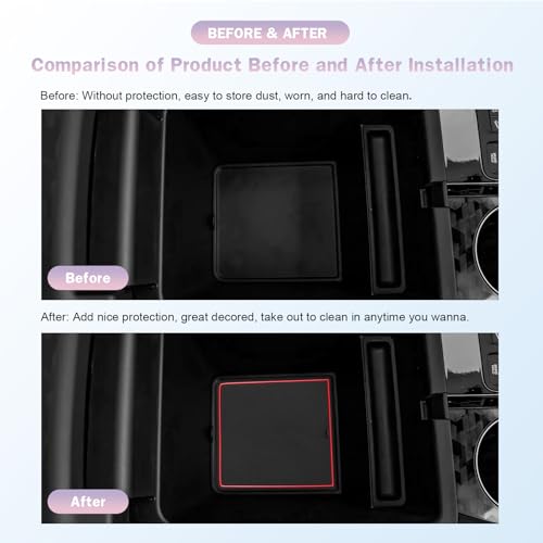 LUWU Center Console Liners Mats Compatible with 2026 Honda - Product Imagery