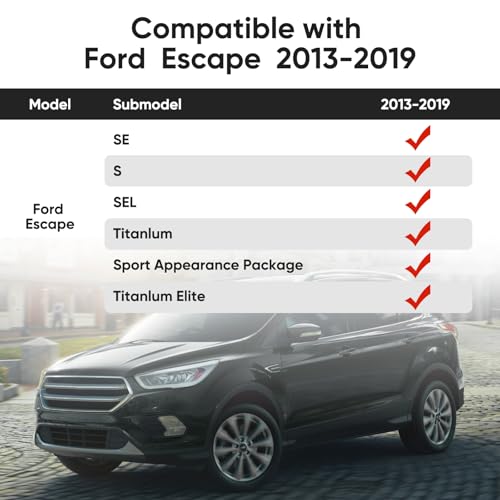 BAMACAR Floor Mats & Cargo Liner for Ford Escape 2013-2019 - Product Imagery