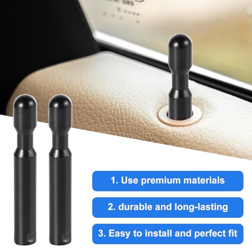 NQEUEPN 2pcs Car Door Lock Knobs, Auto Inner Door Lock Pull Pin - Product Imagery