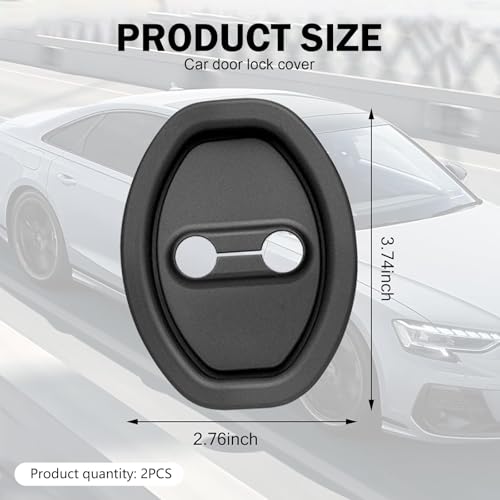 Car Door Shock Absorber, 2 PCS Silicone Silent Absorption Lock - Product Imagery